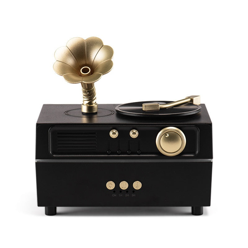 Retro Plattenspieler Aroma Diffuser & Bluetooth Speaker