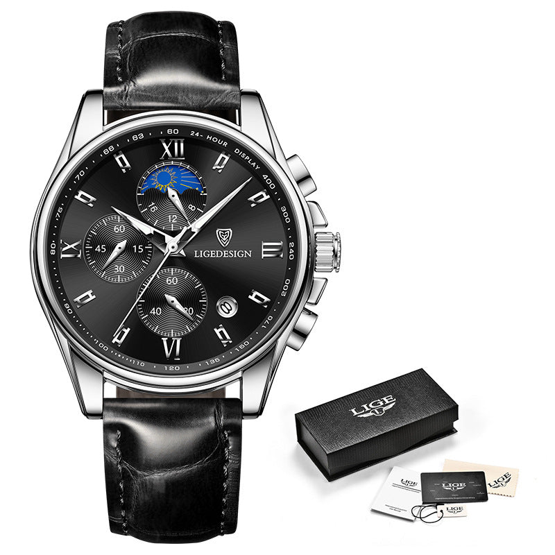 Sportliche Herrenuhr, wasserdicht – Bild 3 | LuxeStyle