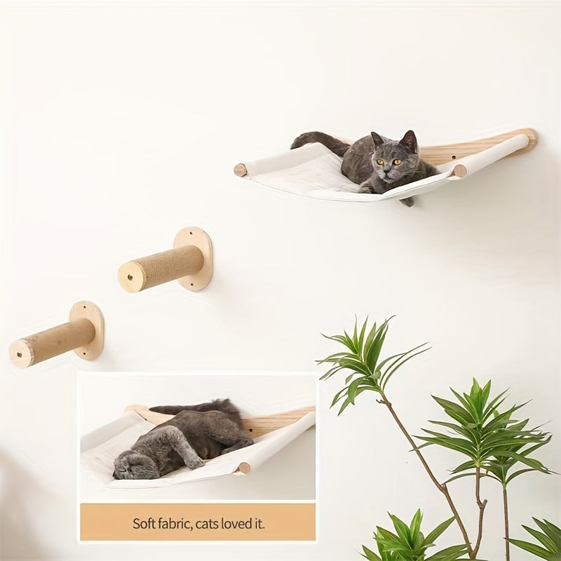 Wand-Katzenbaum – platzsparendes Kletterparadies