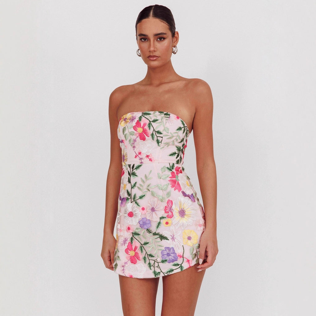 Strapless Sommerkleid – Bild 4 | LuxeStyle