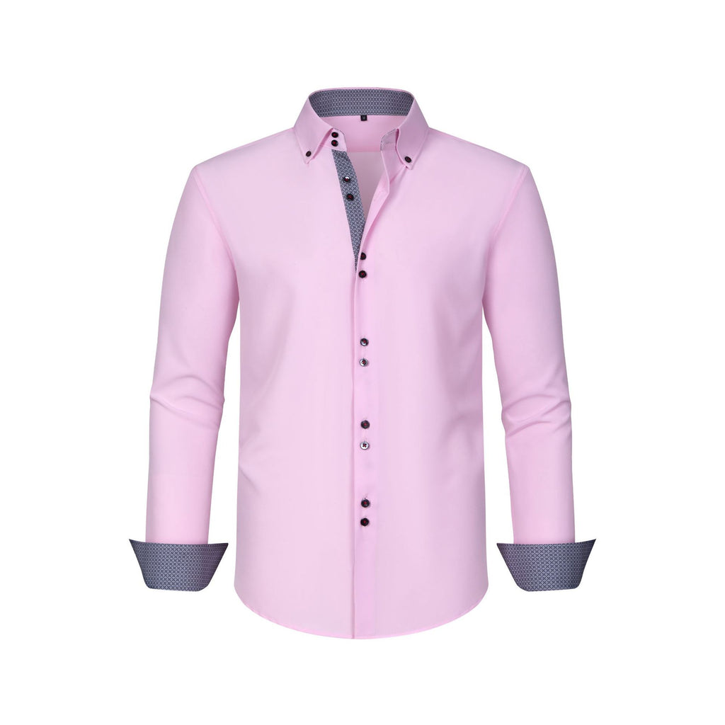 Gepunktetes Hemd im Colour-Blocking-Design – Bild 8 | LuxeStyle