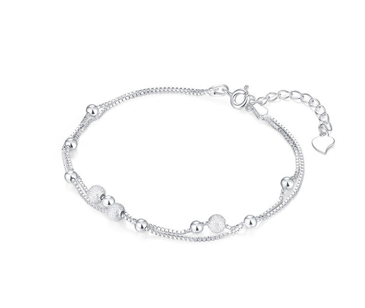 Doppelreihiges Armband mit Perlen | LuxeStyle