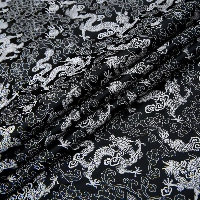 Brokatstoff Seide Antiker Tang-Anzug Cheongsam – Bild 15 | LuxeStyle