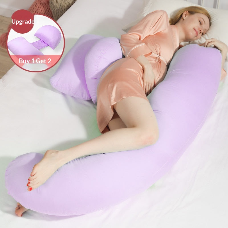 U-förmiges Bauchstützkissen für Seitenschläfer – Bild 6 | LuxeStyle