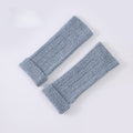 Wollmischung Fingerlose Strickhandschuhe