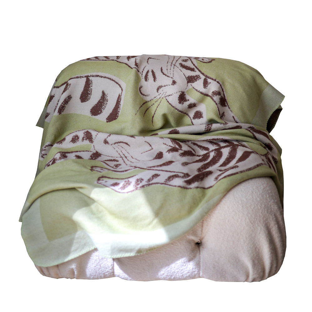 Cashmere-Decke Grün – Bild 1 | LuxeStyle