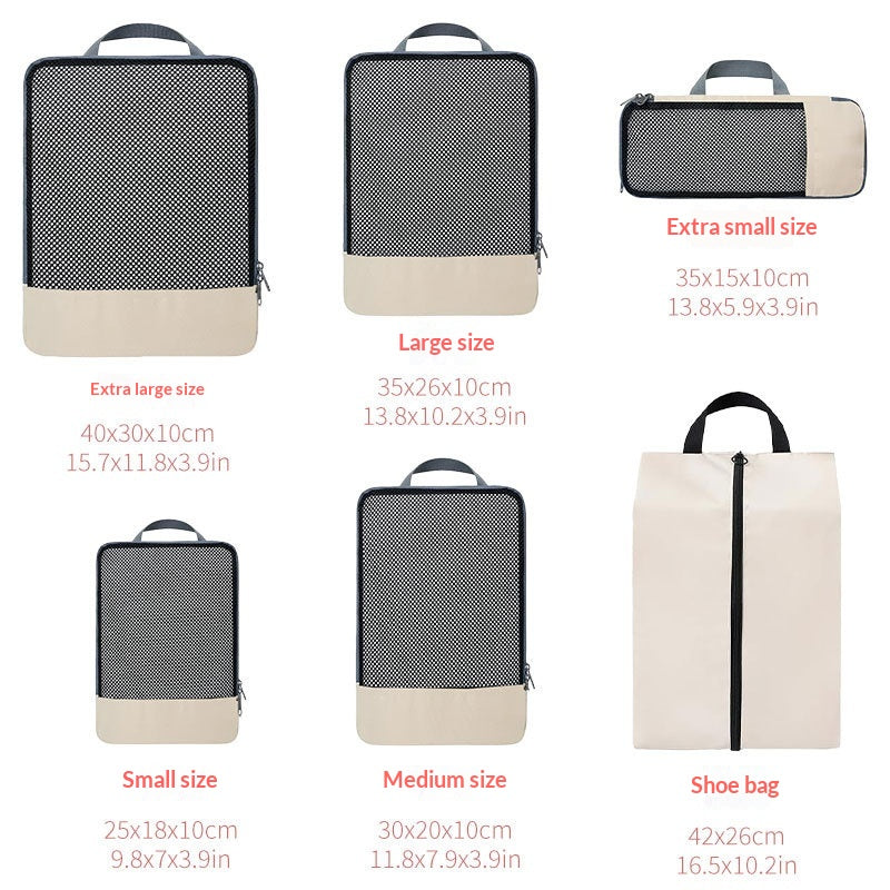 Reise Kompressionsbeutel Set (6-teilig)
