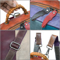 Retro-Rucksack Patchwork
