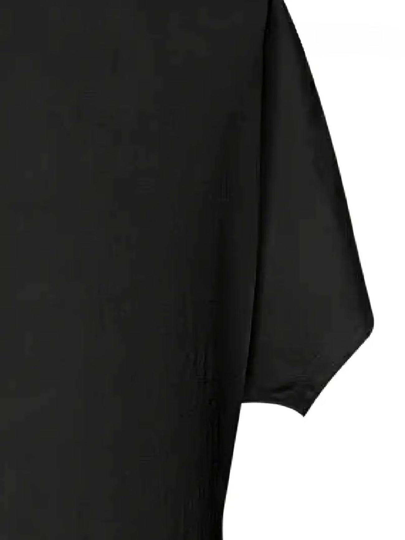Gemustertes langes Kleid mit V-Ausschnitt