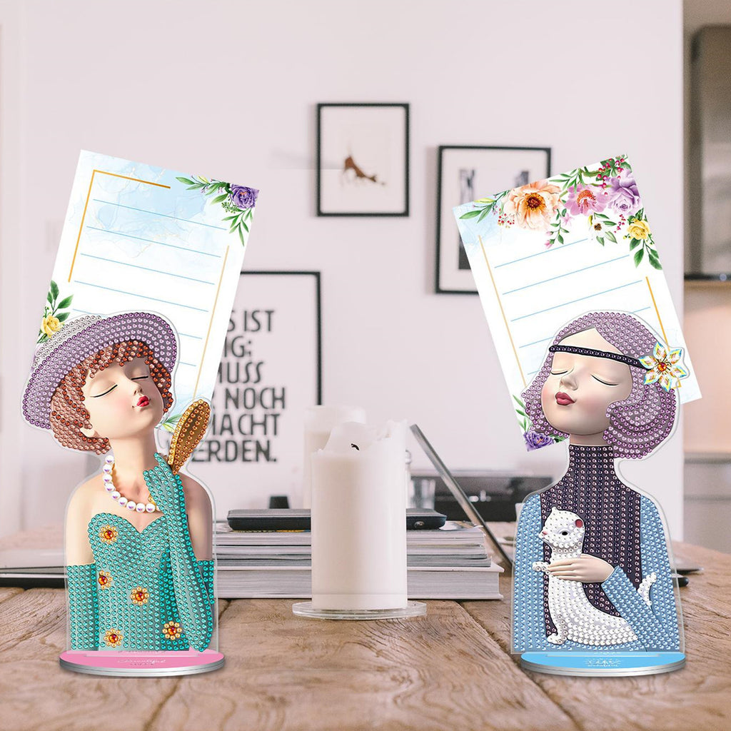 Diamantmalerei Desktop-Clip mit Bild | LuxeStyle