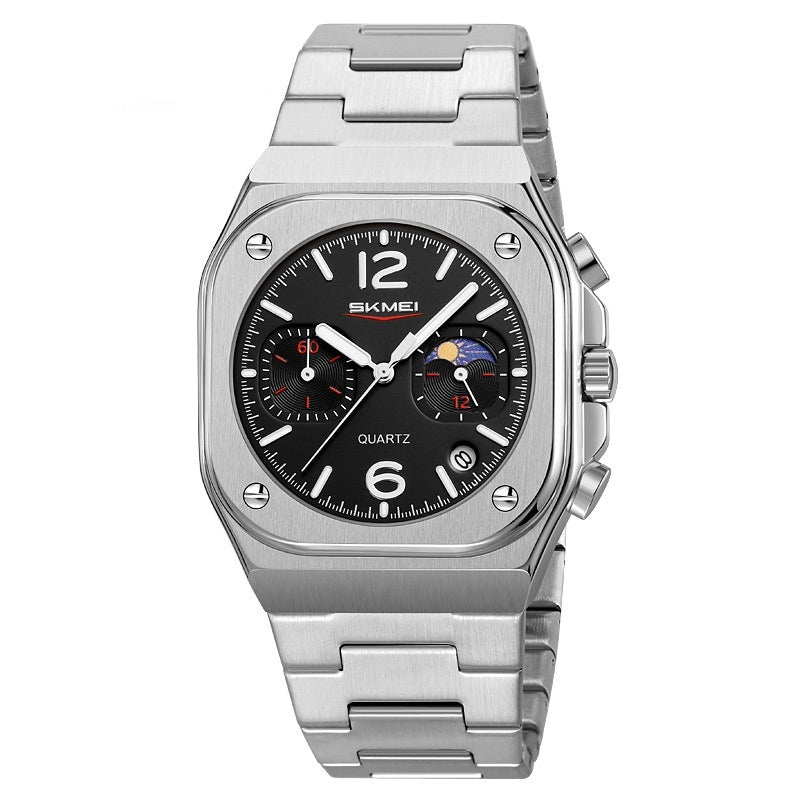 Herren Quartz-Uhr mit Multifunktion & wasserdicht