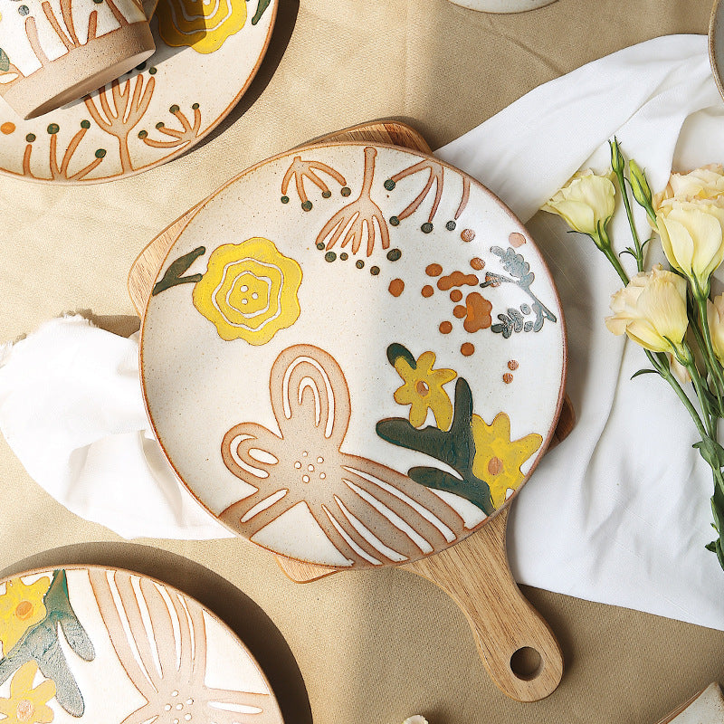 Countryside Flower Keramikgeschirr, handbemalt – Bild 8 | LuxeStyle