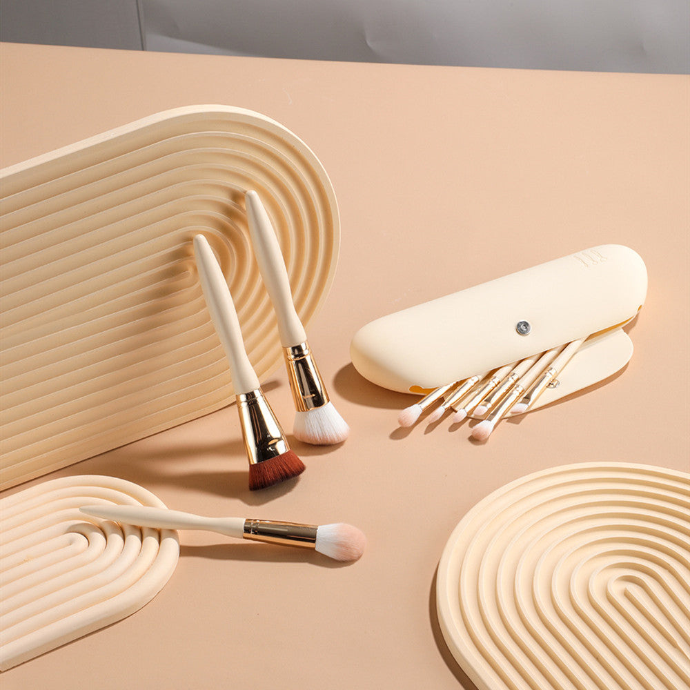 9 Make-up Pinsel Beige Synthetik – Bild 2 | LuxeStyle
