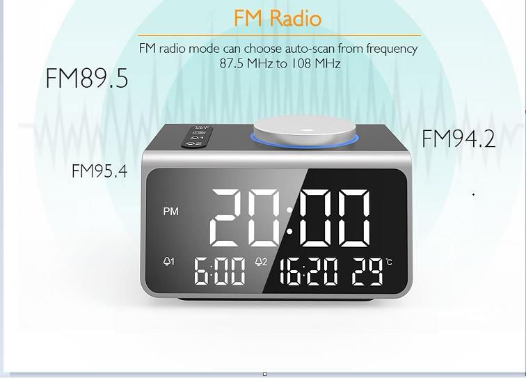 Digitaler Radiowecker mit USB-Ladeanschluss – Bild 5 | LuxeStyle