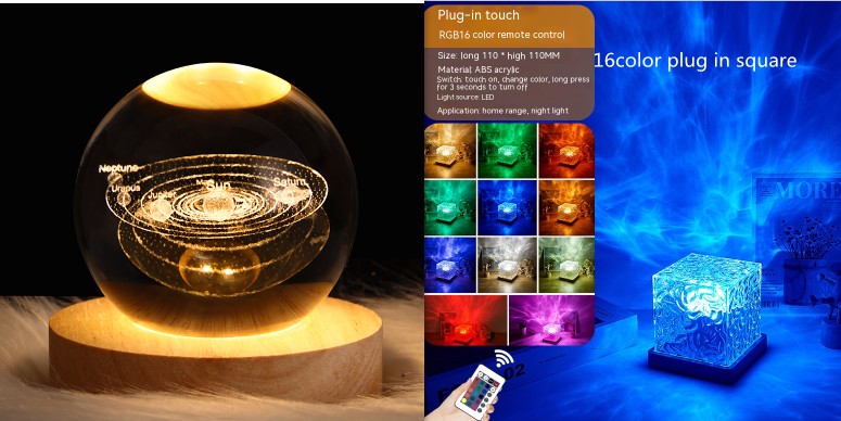 LED Wasserwellen Projektionsleuchte