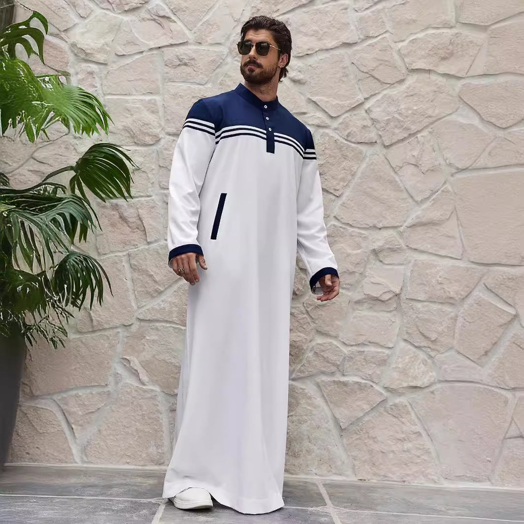 Preppy Hemd-Robe mit Farbkontrast – Bild 3 | LuxeStyle