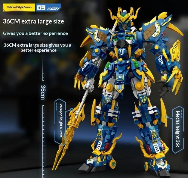 Mecha-Junge Bauklötze Set, 800 Teile – Bild 3 | LuxeStyle
