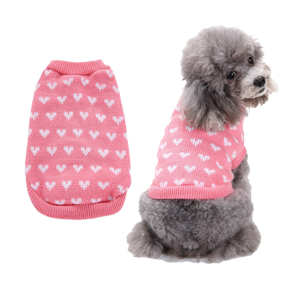 Hundestrickpullover Rot – S bis XXL – Bild 4 | LuxeStyle