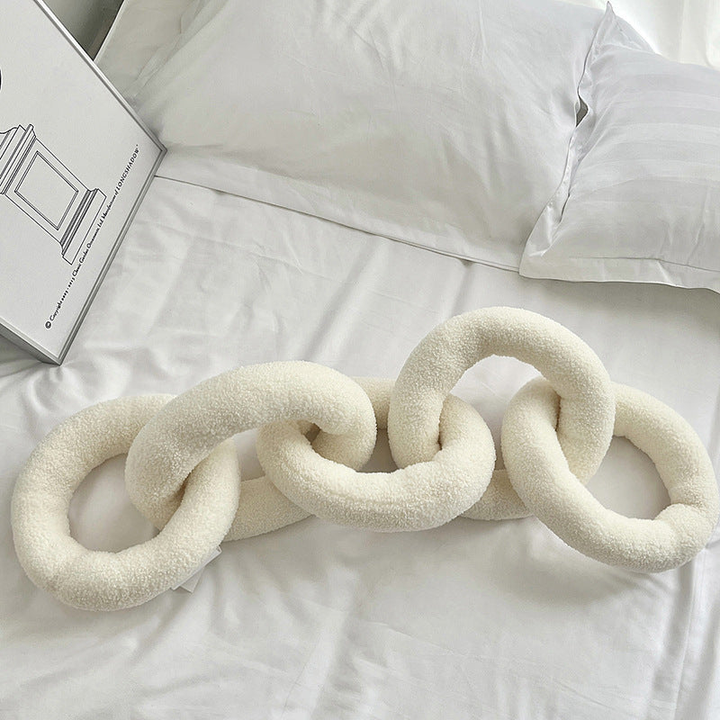 Schwarzes, weisses oder rosafarbenes Wollkissen – Bild 8 | LuxeStyle