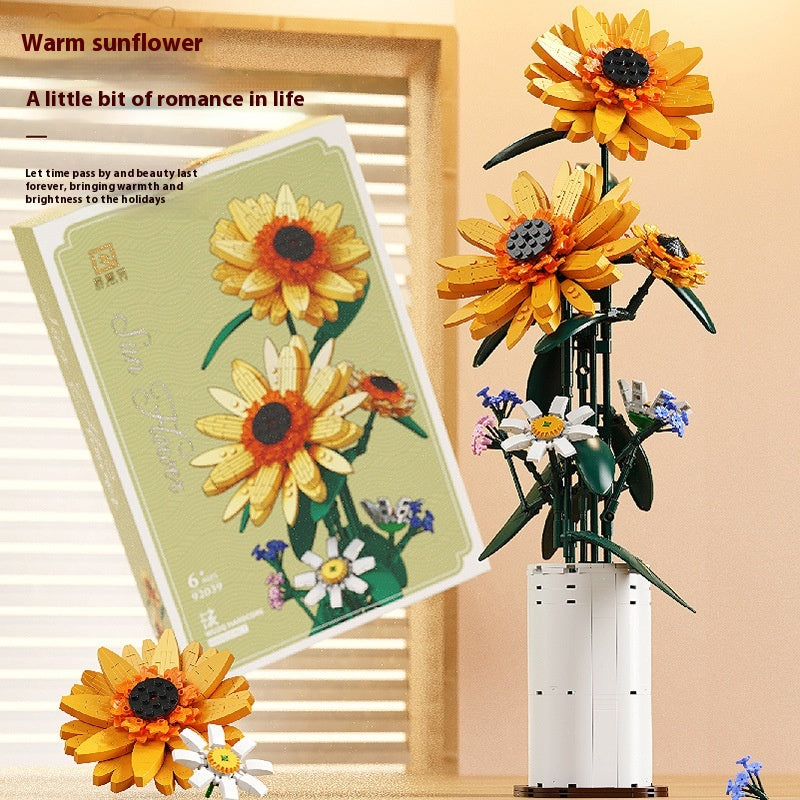 Sonnenblumen-Bausteine zum Zusammenbauen | LuxeStyle