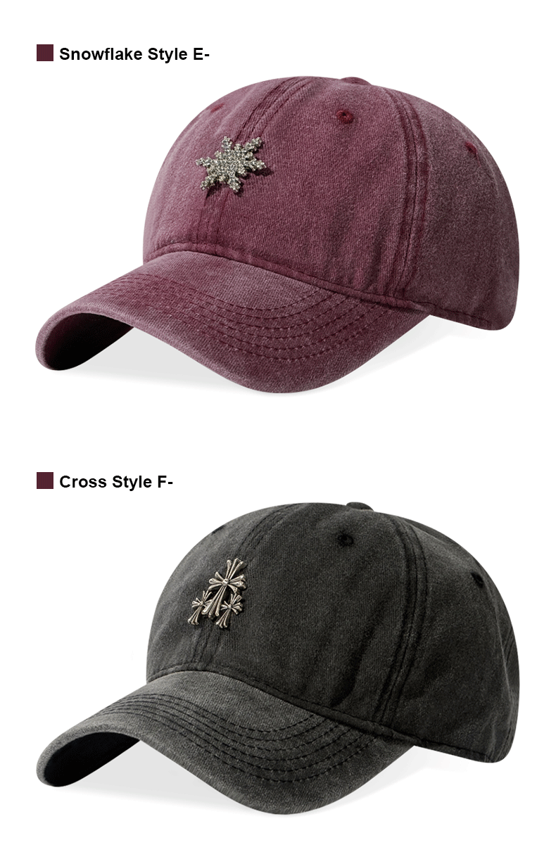 Vintage Baseball-Cap Strass
