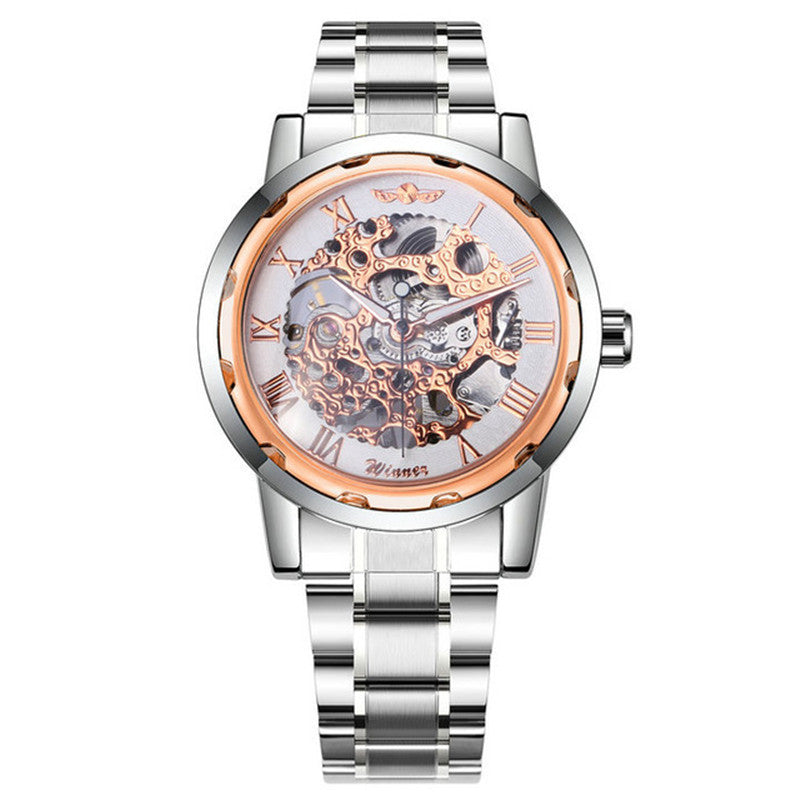 Business / Freizeit Gold Hohlraum-Mechanische Uhr