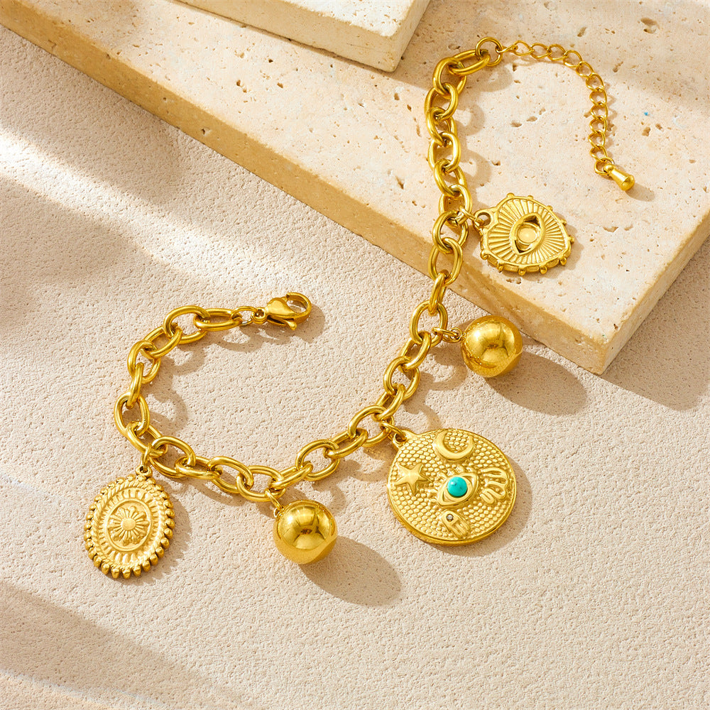 Vintage Türkis-Herz-Armband – Bild 6 | LuxeStyle