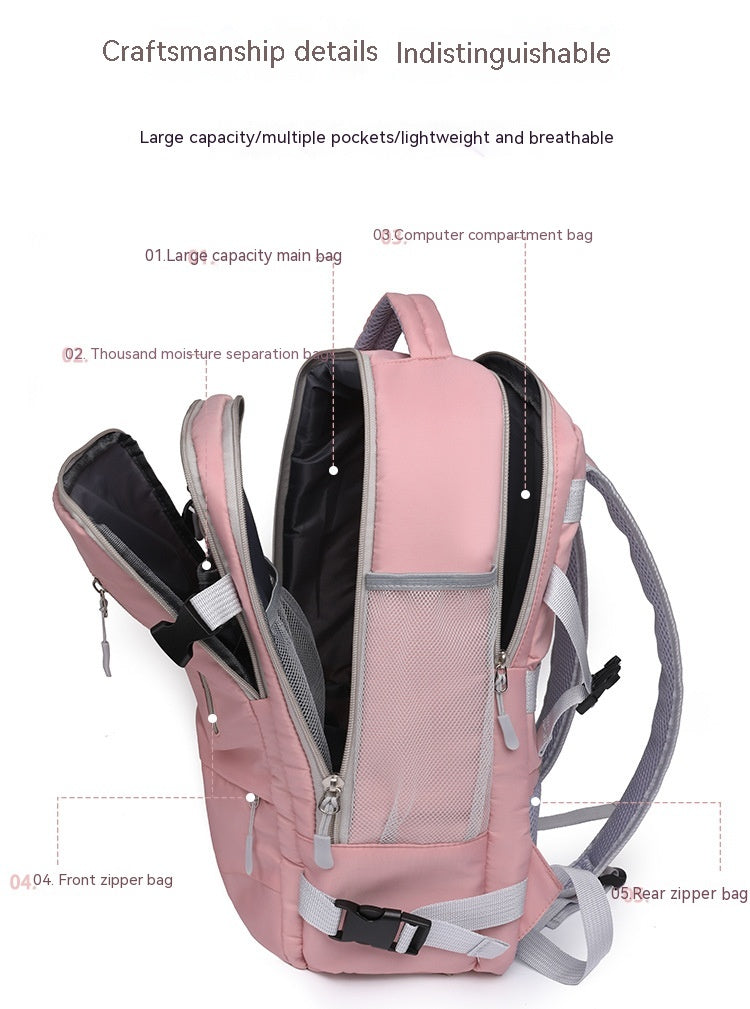 Leichter Damenrucksack mit viel Stauraum – Bild 7 | LuxeStyle