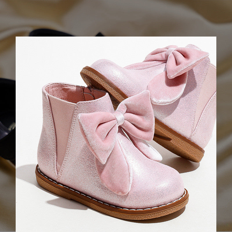 Kurze Mädchenstiefel mit Reissverschluss | LuxeStyle