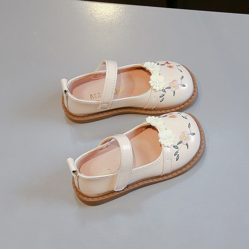 Püppchen-Schuhe aus Leder