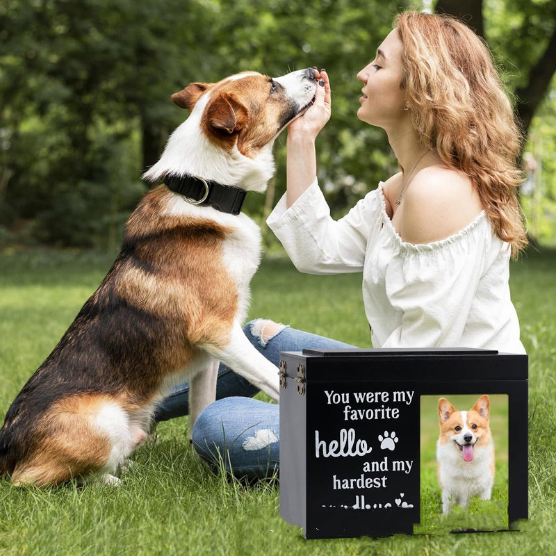 Urne mit Fotorahmen für Haustiere | LuxeStyle