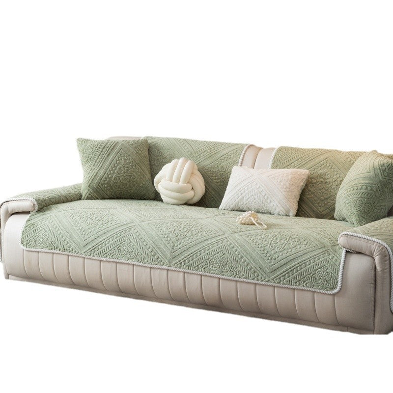 Sofa-Kissen aus gemütlichem Coral Fleece