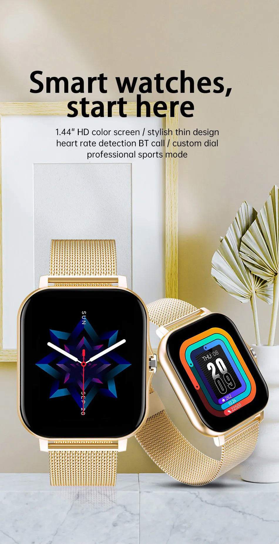 Smartwatch mit Bluetooth-Telefonie und Touchscreen – Bild 19 | LuxeStyle