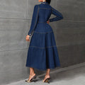Elegantes Jeanskleid mit Cardigan-Design