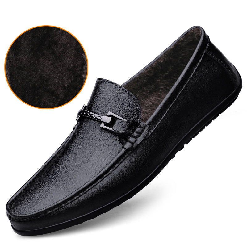 Herren Leder Flats mit weicher Sohle – Bild 4 | LuxeStyle