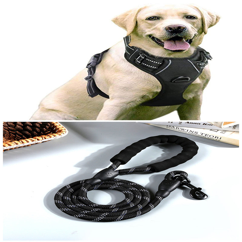 Hundegeschirr mit Leine für grosse Hunde – Bild 10 | LuxeStyle