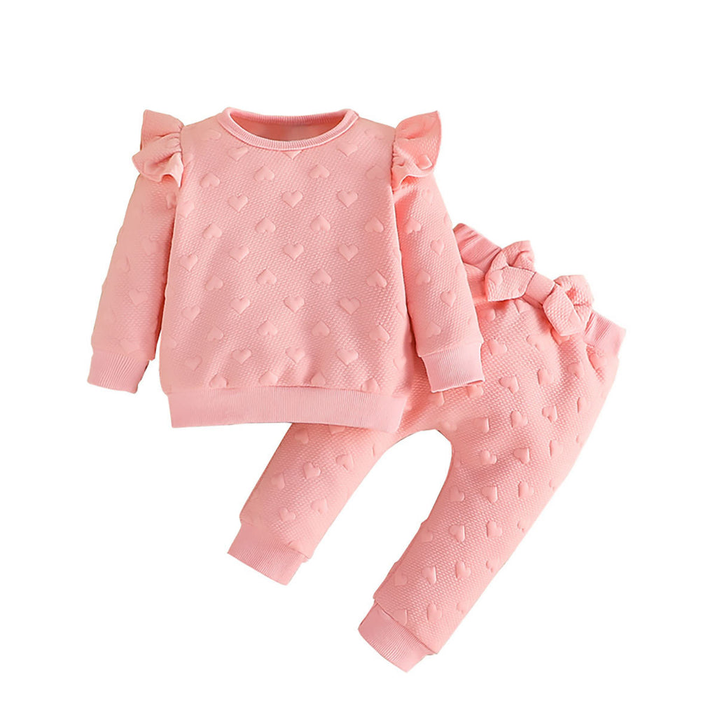Baby-Set Langarmshirt und Hose – Bild 4 | LuxeStyle