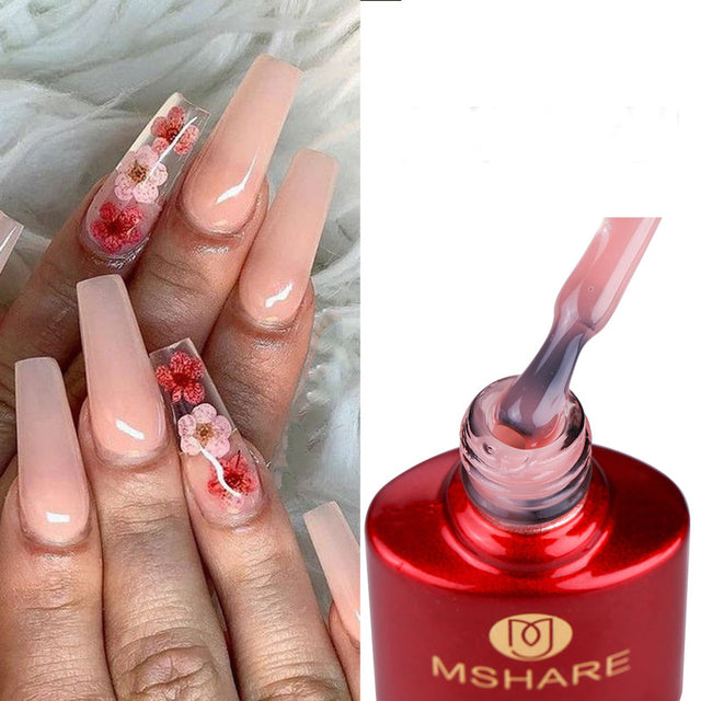 Milchweisses Nagelverlängerungsgel zum Modellieren | LuxeStyle