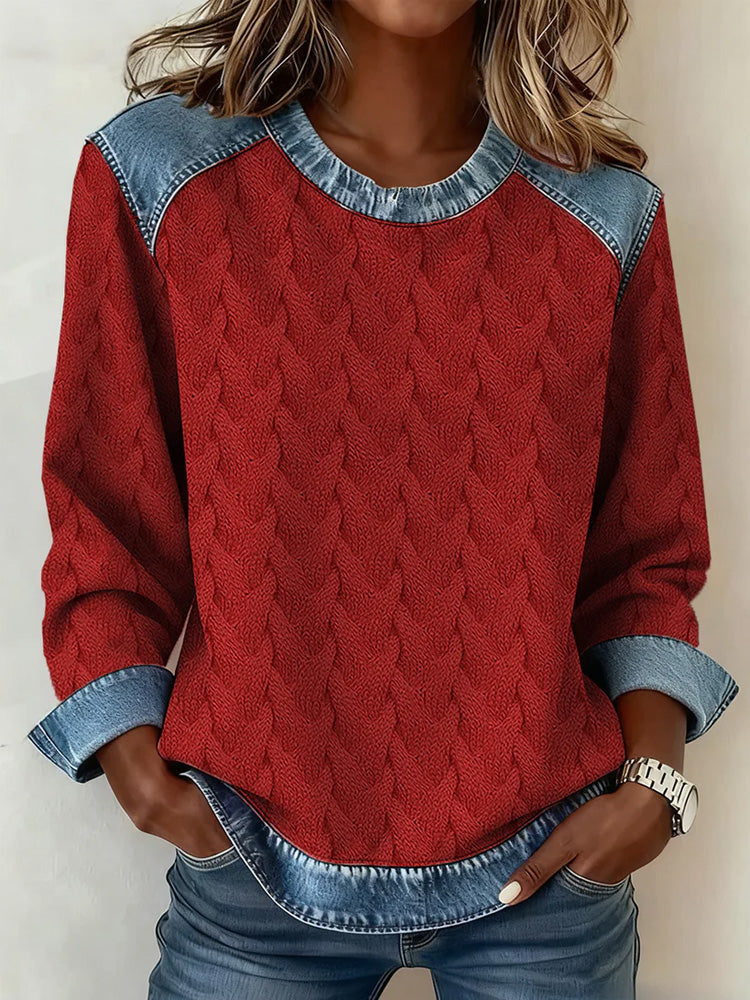 3D-Druck Damen Longsleeve mit Kapuze