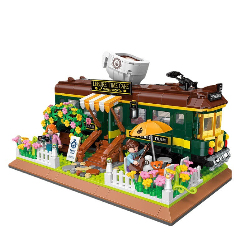 Bausteine Zug Kaffeehaus Deko-Spielzeug – Bild 6 | LuxeStyle