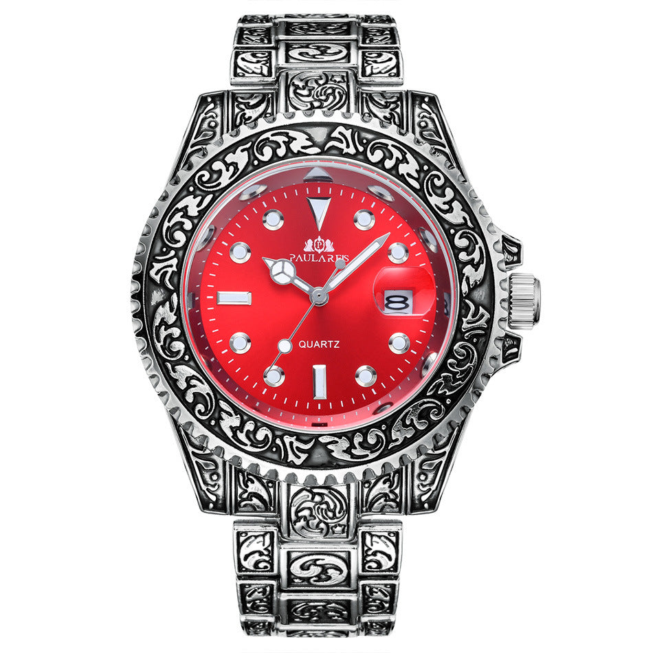 Quarz-Herrenuhr mit Kalender und Leuchtfunktion – Bild 10 | LuxeStyle
