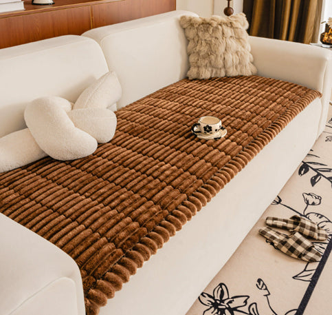 Plüsch-Sofaüberwurf für modulare Sofas | LuxeStyle