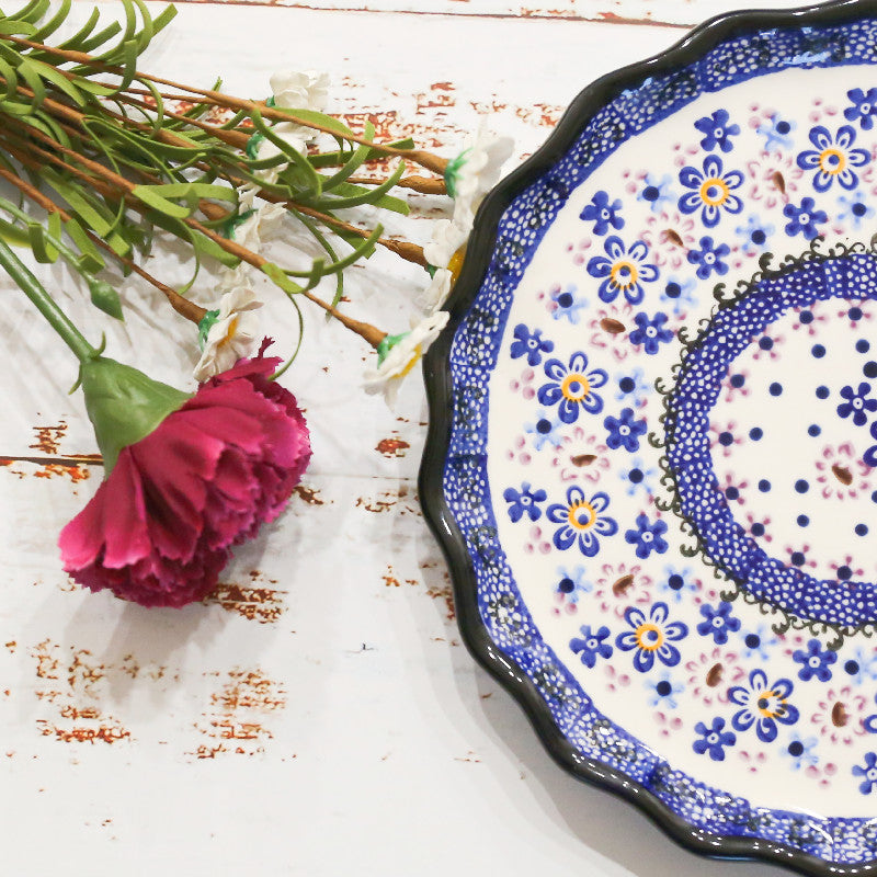 Porzellanplatte mit Unterglas-Design 21,5 cm – Bild 5 | LuxeStyle