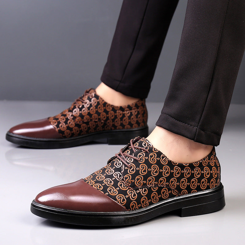 Herren Business-Schuhe aus Mikrofaserleder