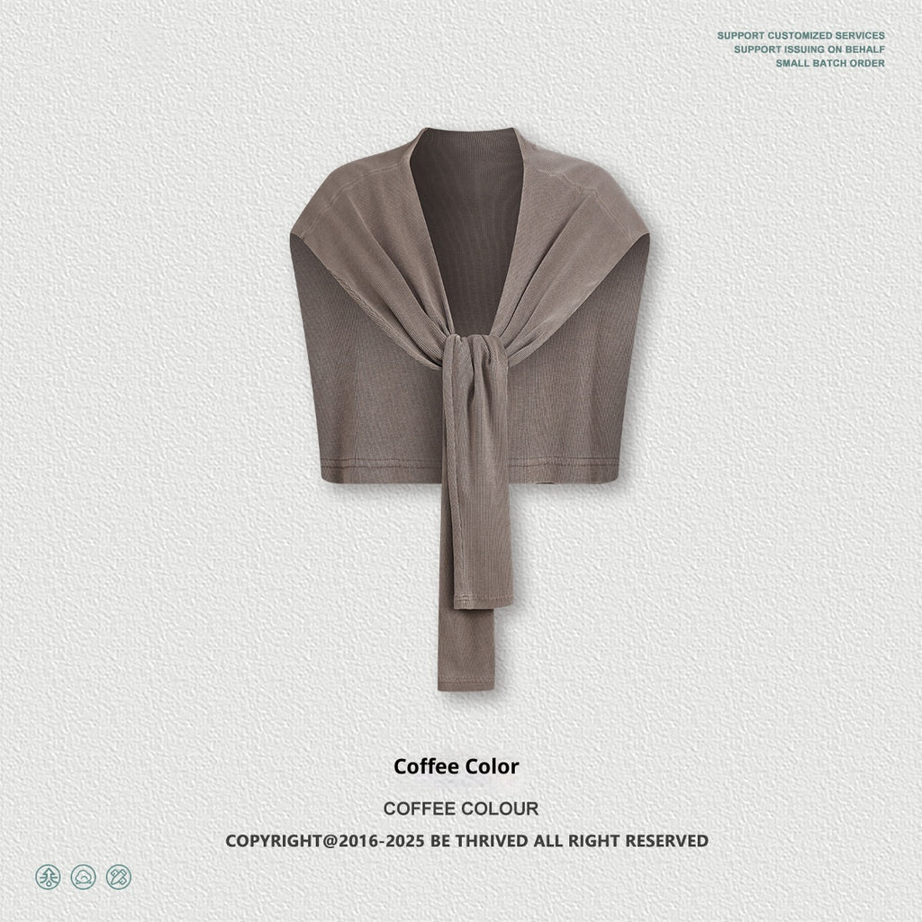 Schlankmachender Baumwoll-Schal – Bild 5 | LuxeStyle