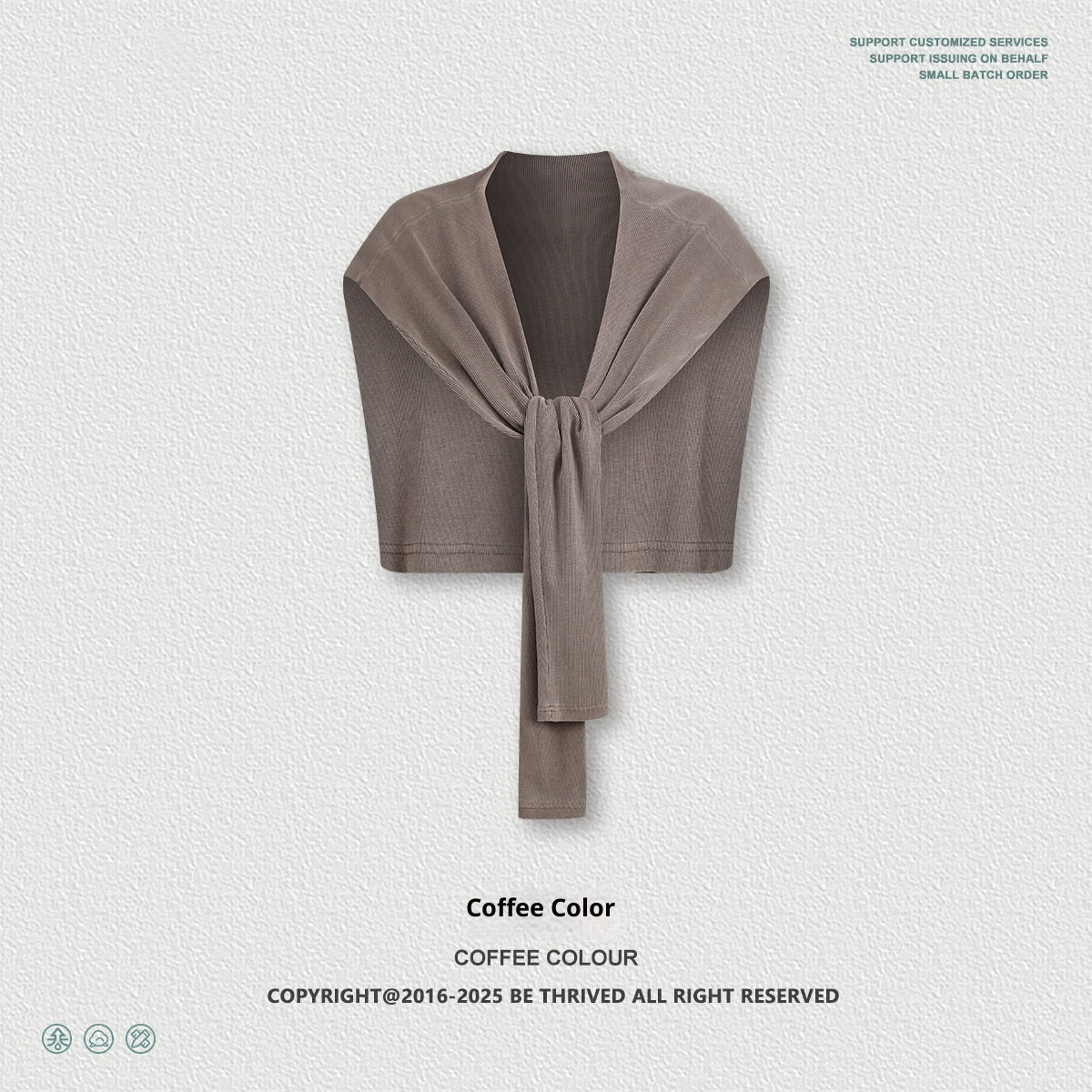 Schlankmachender Baumwoll-Schal – Bild 5 | LuxeStyle