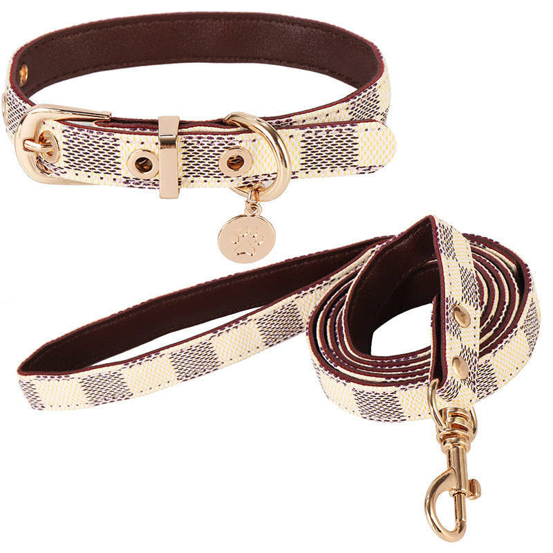 Lederhalsband-Set für kleine Haustiere