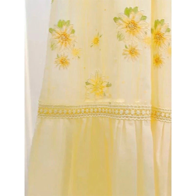 Gelbe Blumen-Print-Bluse – Bild 5 | LuxeStyle
