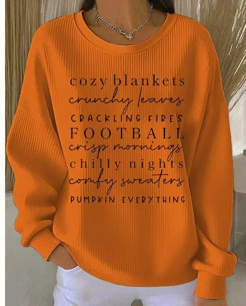 V-Ausschnitt Pullover mit Woll-Optik
