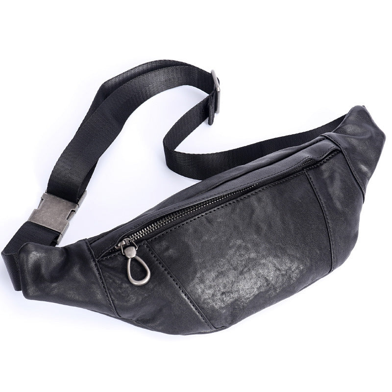 Multifunktionale Sport-Bauchtasche aus Leder – Bild 2 | LuxeStyle